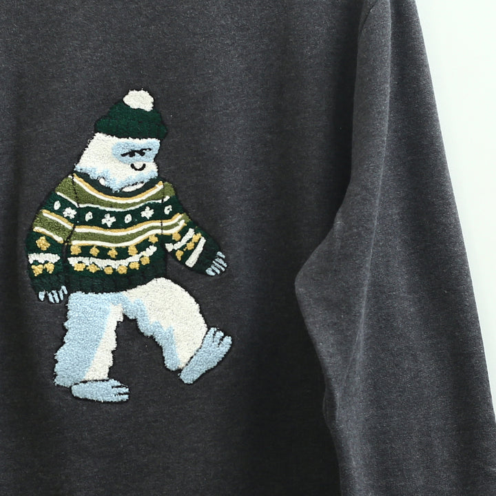 BONOBOS Critter Supersoft Fleece Crew Sweater