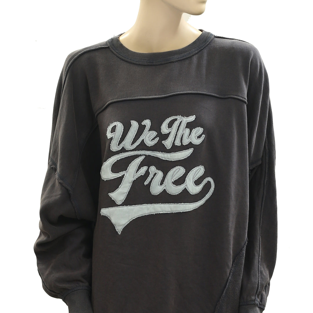 Free People We The Free Pullover Top Oversized Sweatshirt