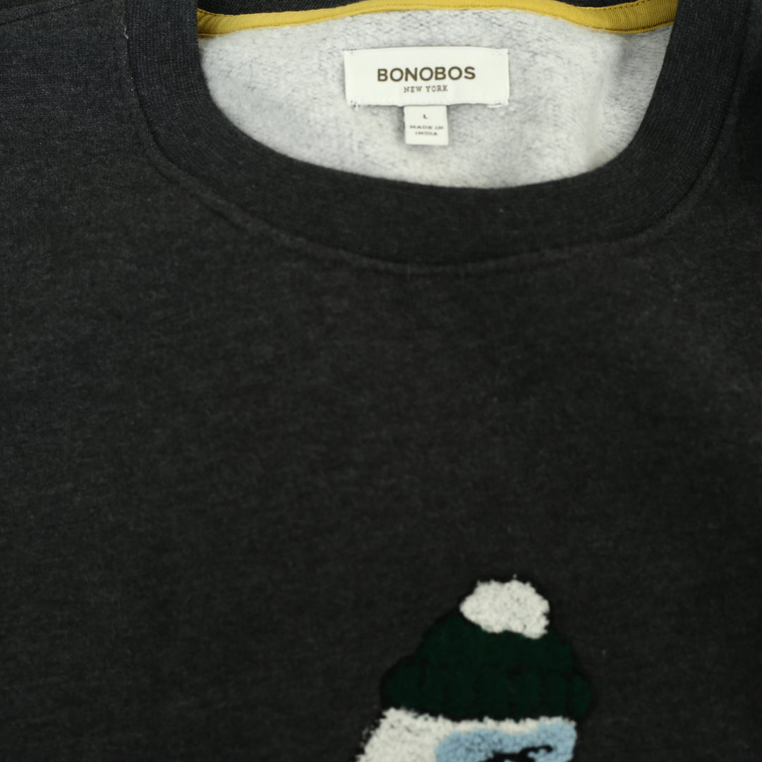 BONOBOS Critter Supersoft Fleece Crew Sweater