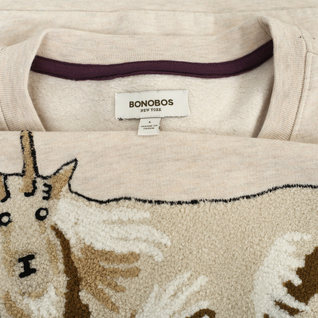 BONOBOS Critter Supersoft Fleece Crew Sweater