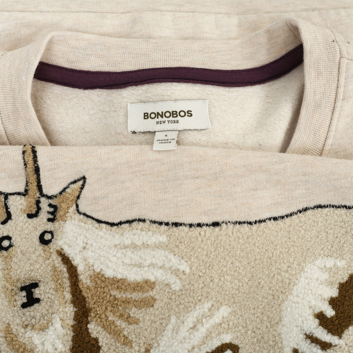 BONOBOS Critter Supersoft Fleece Crew Sweater