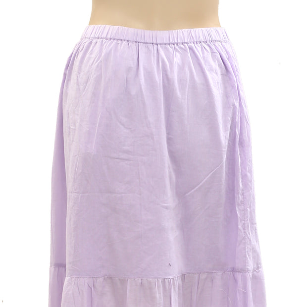 Urban Outfitters UO Emelie Tiered Gauzy Midi Skirt