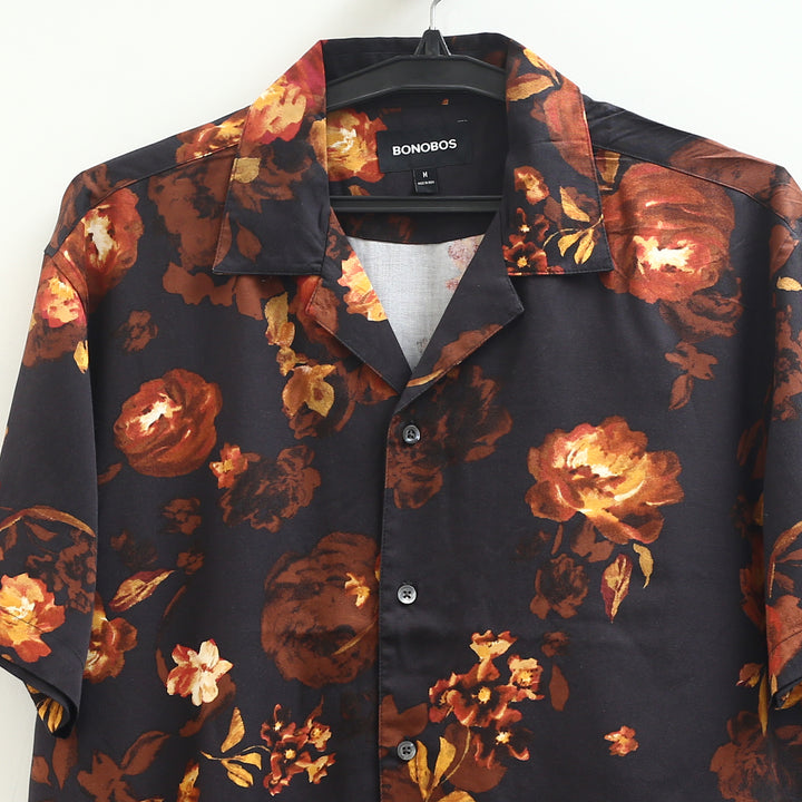 Bonobos Midnight Floral Printed Men's Shirt