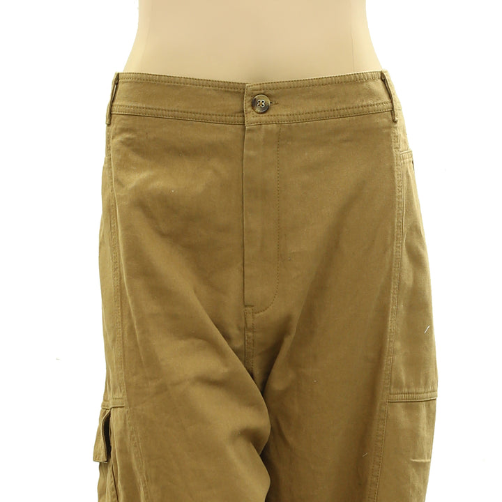 By Anthropologie The Carson Utility Barrel Pants