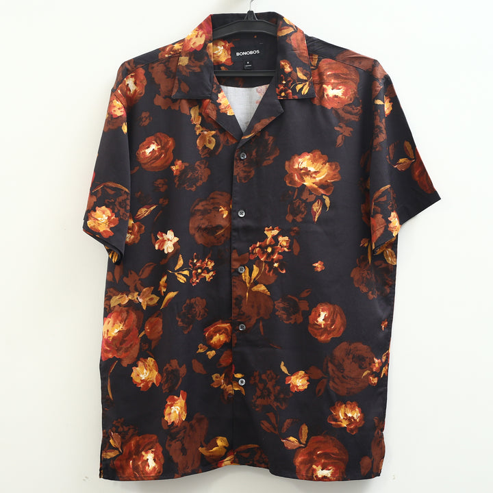 Bonobos Midnight Floral Printed Men's Shirt