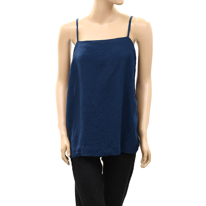 Free People Free-est Sightseer Linen Cami Tunic Top