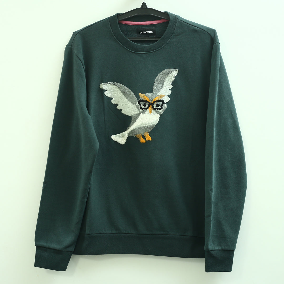 BONOBOS Critter Supersoft Fleece Crew Sweater