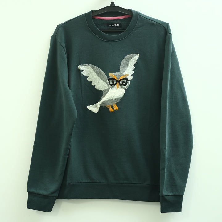 BONOBOS Critter Supersoft Fleece Crew Sweater