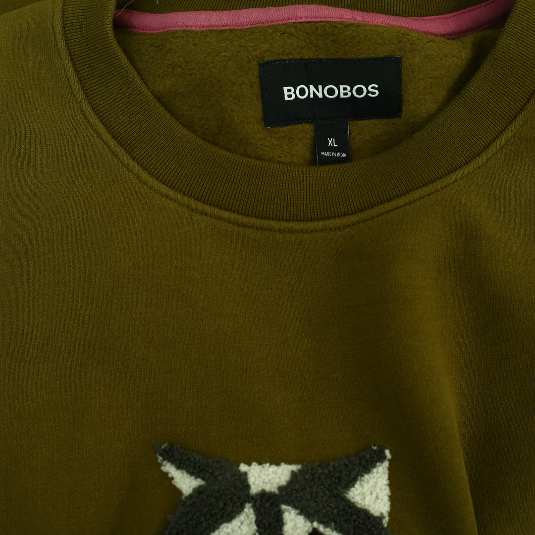 BONOBOS Critter Supersoft Fleece Crew Sweater