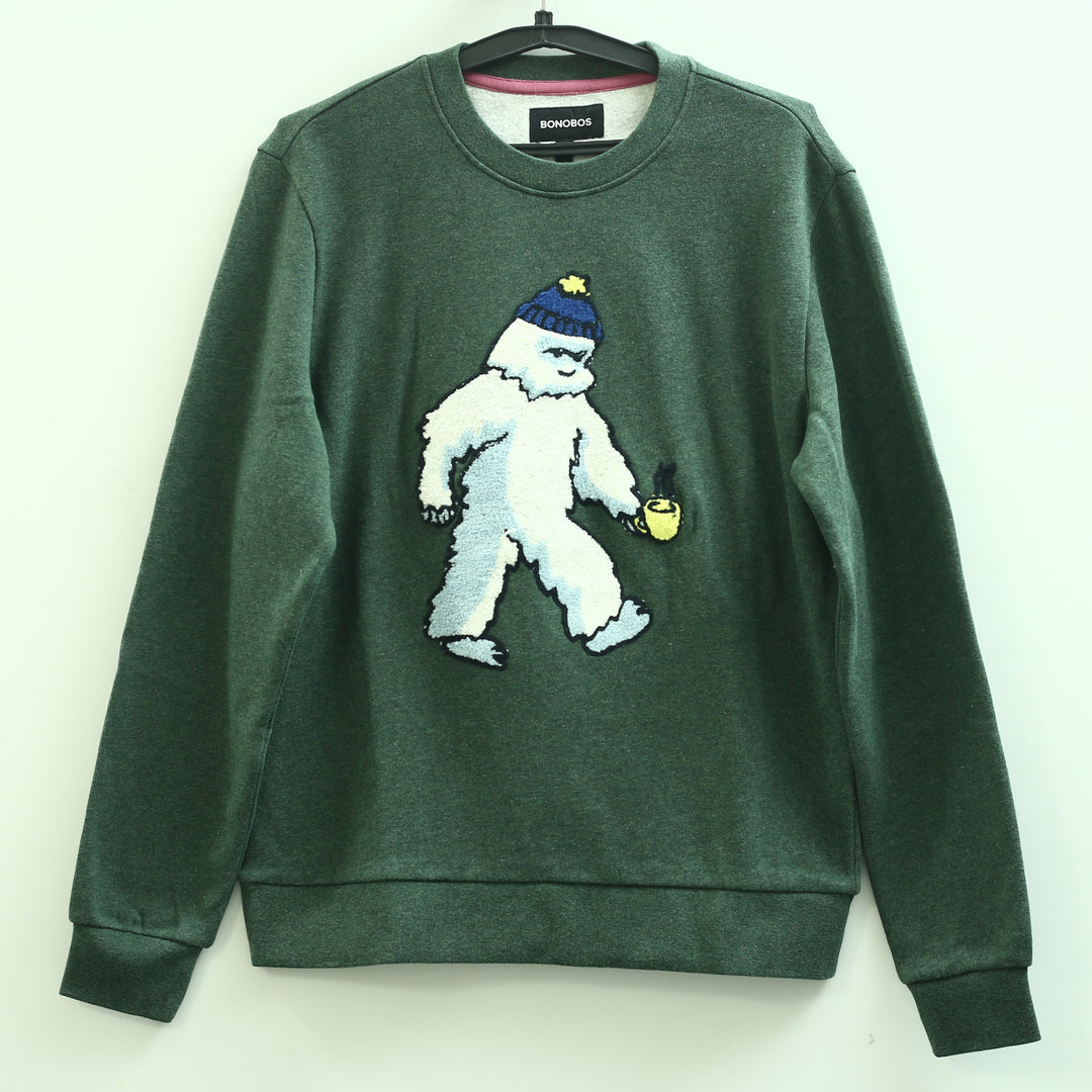 BONOBOS Critter Supersoft Fleece Crew Sweater