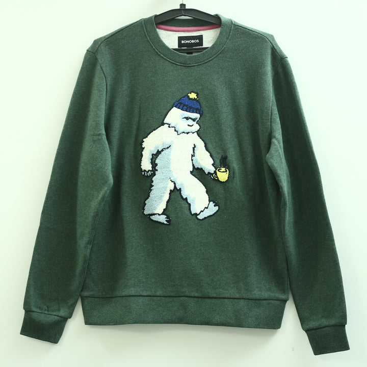 BONOBOS Critter Supersoft Fleece Crew Sweater