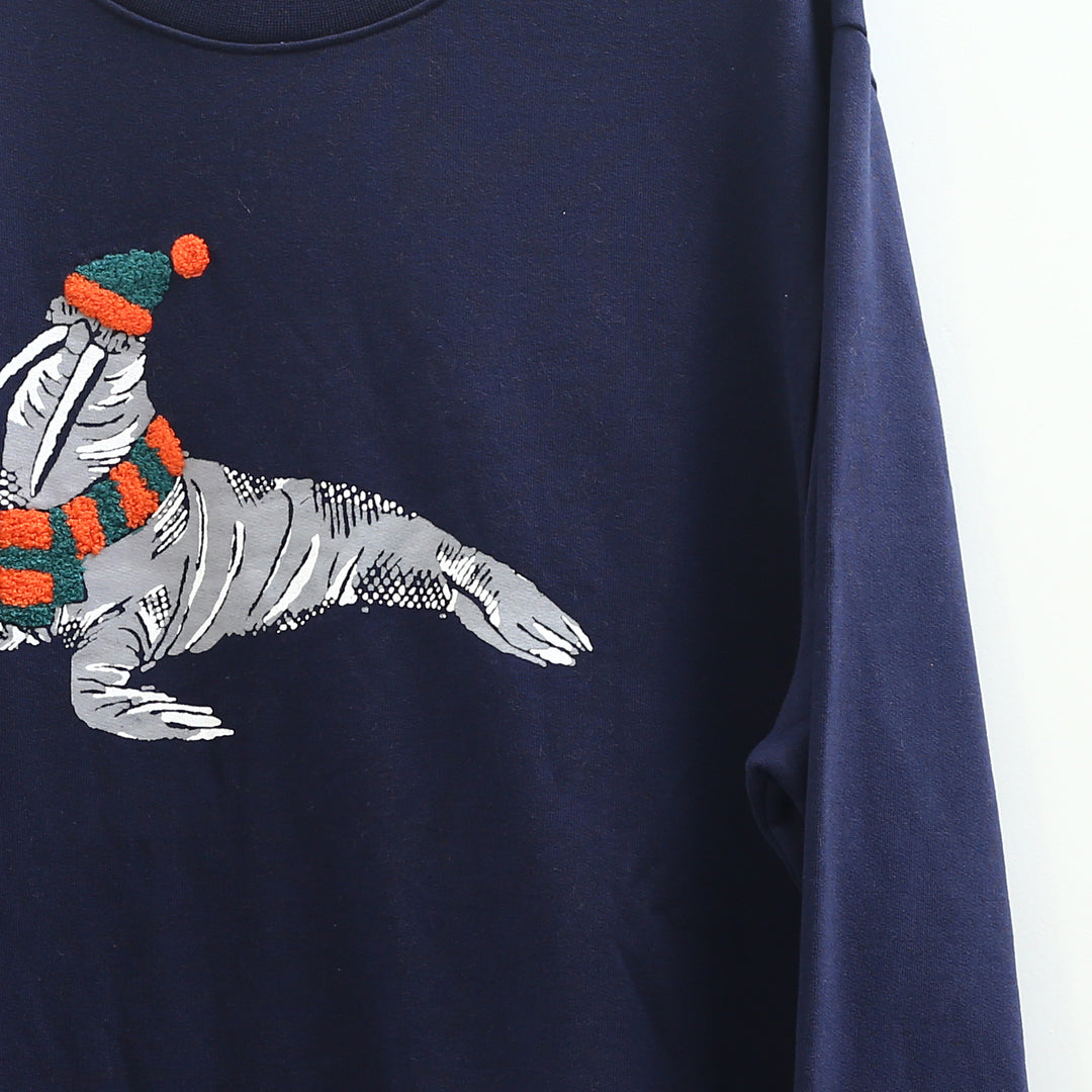 BONOBOS Critter Supersoft Fleece Crew Sweater