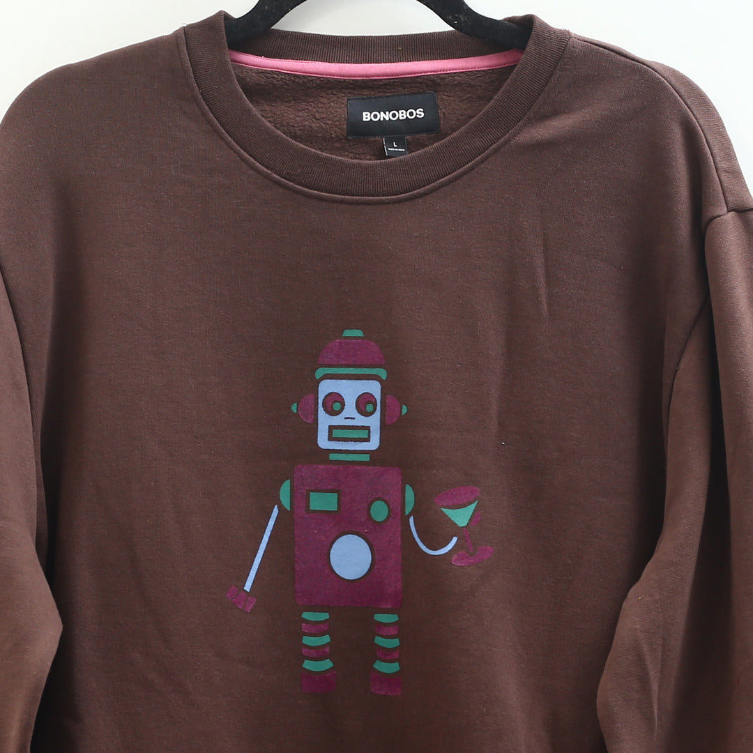 BONOBOS Critter Supersoft Fleece Crew Sweater