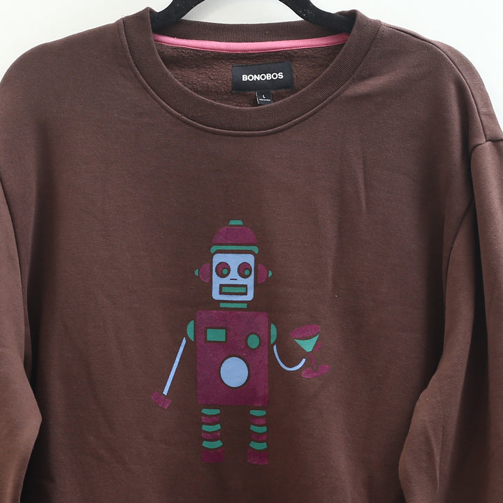 BONOBOS Critter Supersoft Fleece Crew Sweater