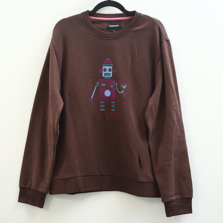 BONOBOS Critter Supersoft Fleece Crew Sweater