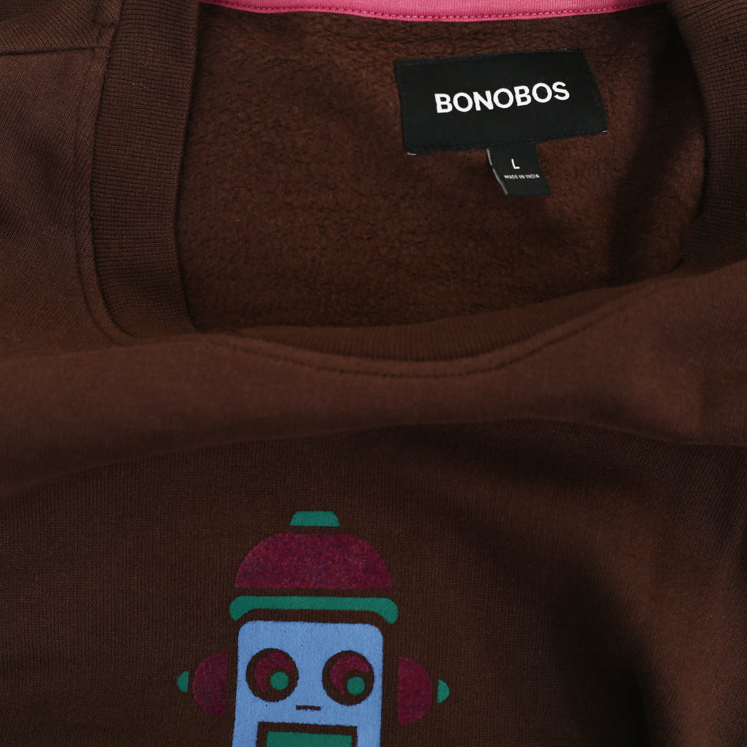BONOBOS Critter Supersoft Fleece Crew Sweater