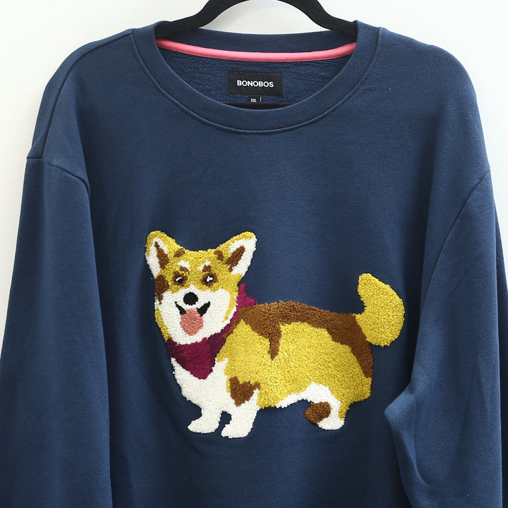 BONOBOS Critter Supersoft Fleece Crew Sweater