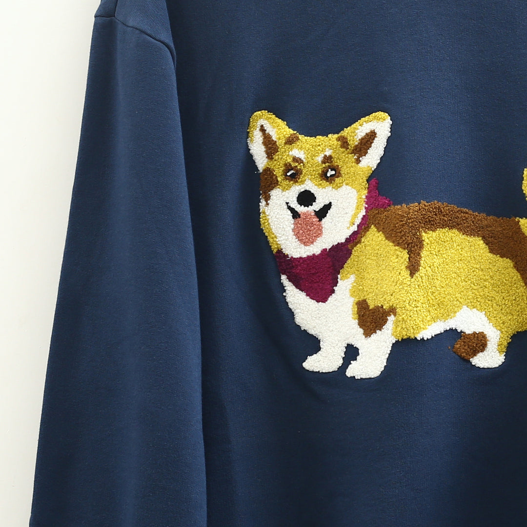 BONOBOS Critter Supersoft Fleece Crew Sweater