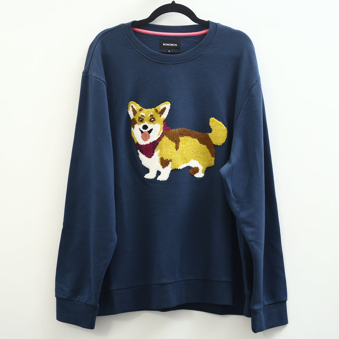 BONOBOS Critter Supersoft Fleece Crew Sweater