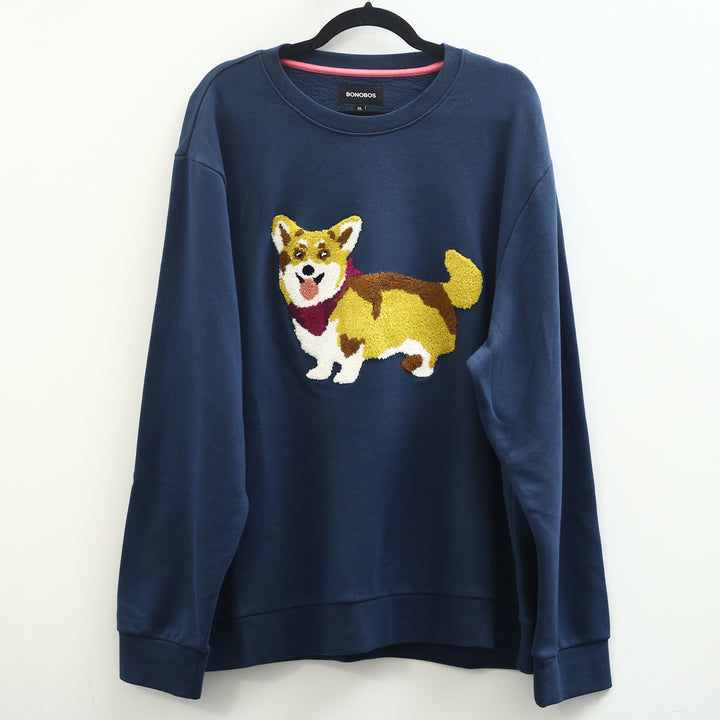 BONOBOS Critter Supersoft Fleece Crew Sweater