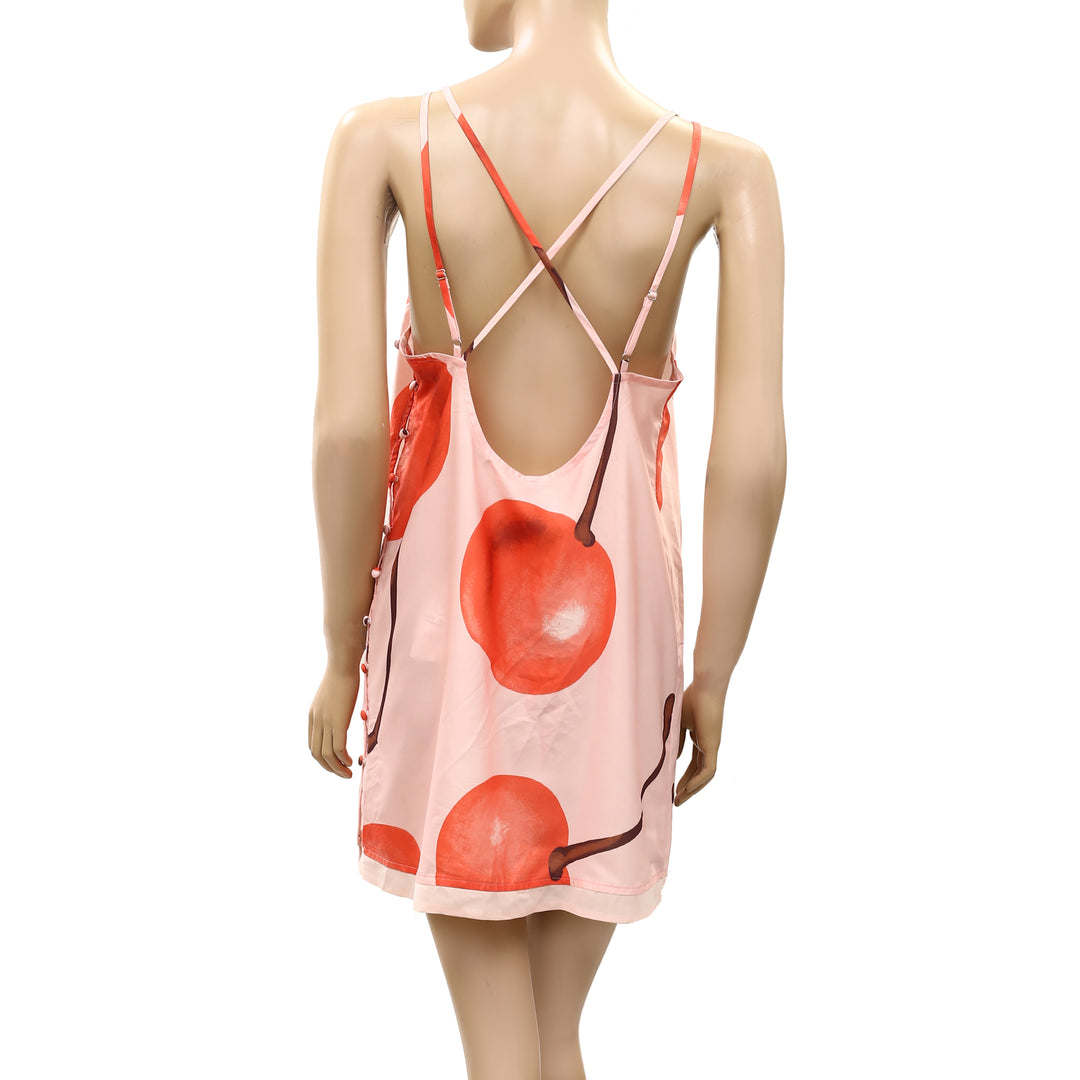By Anthropologie Silky Mini Shift Dress