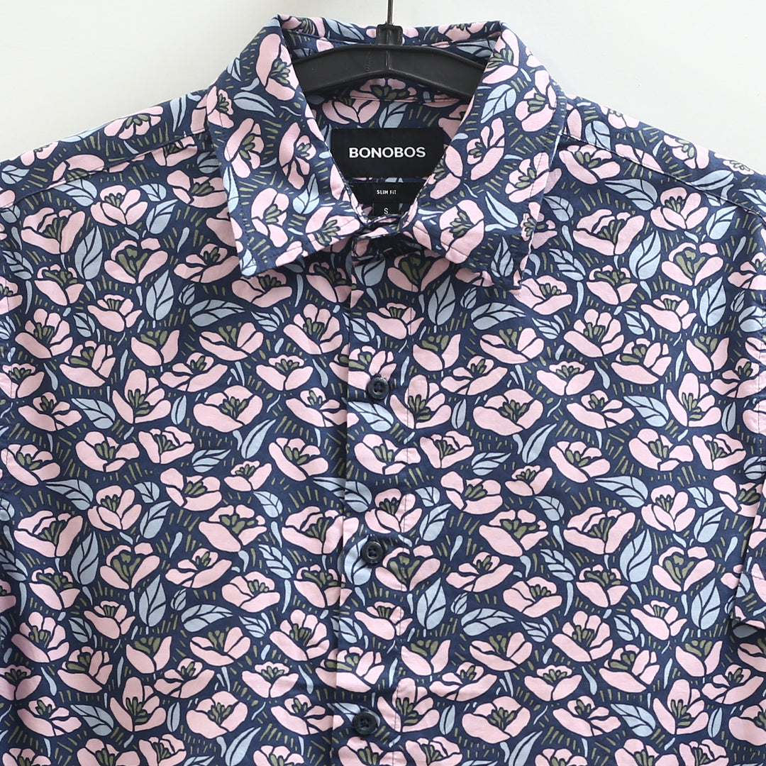 Bonobos Stretch Riviera Short Sleeve Men's Shirt