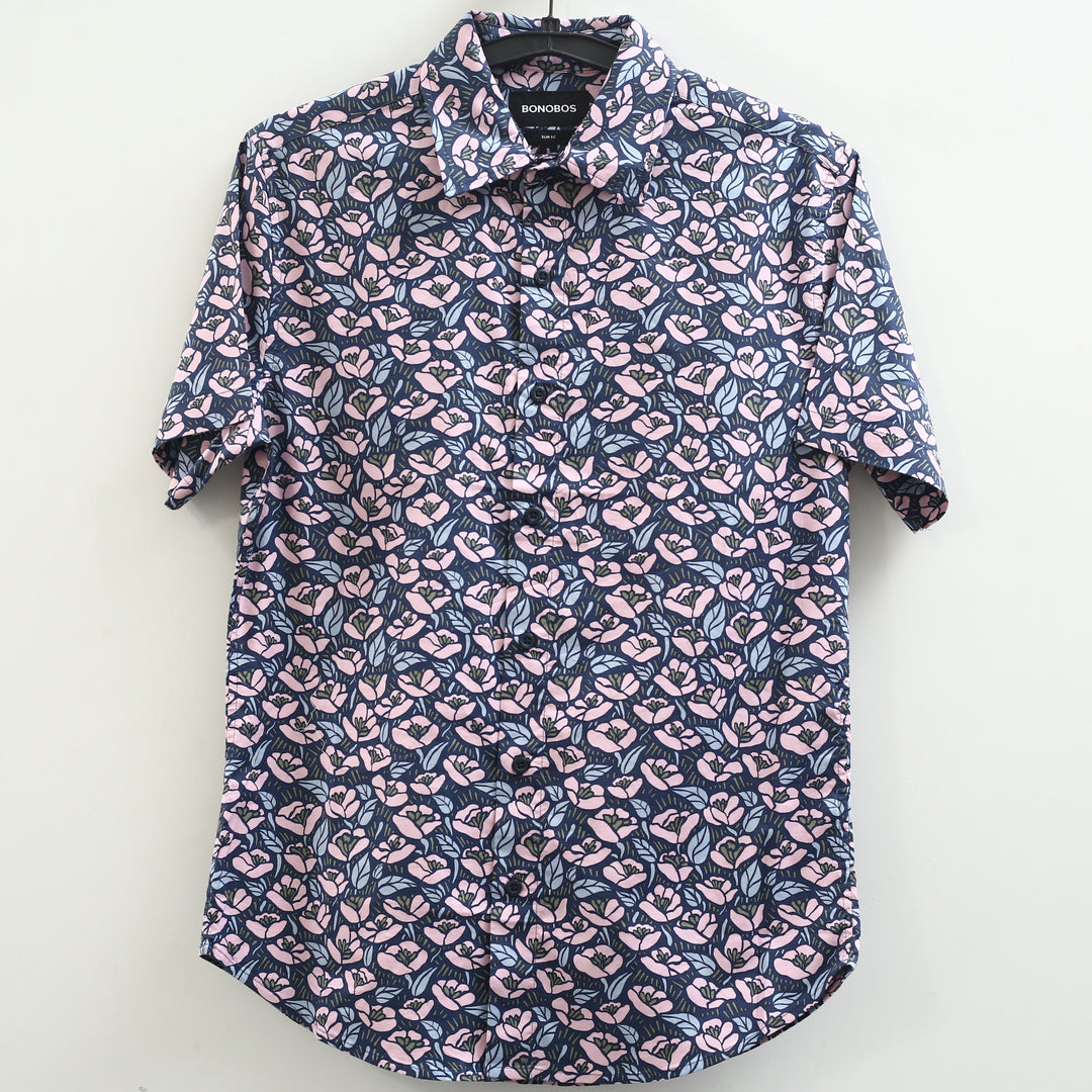 Bonobos Stretch Riviera Short Sleeve Men's Shirt