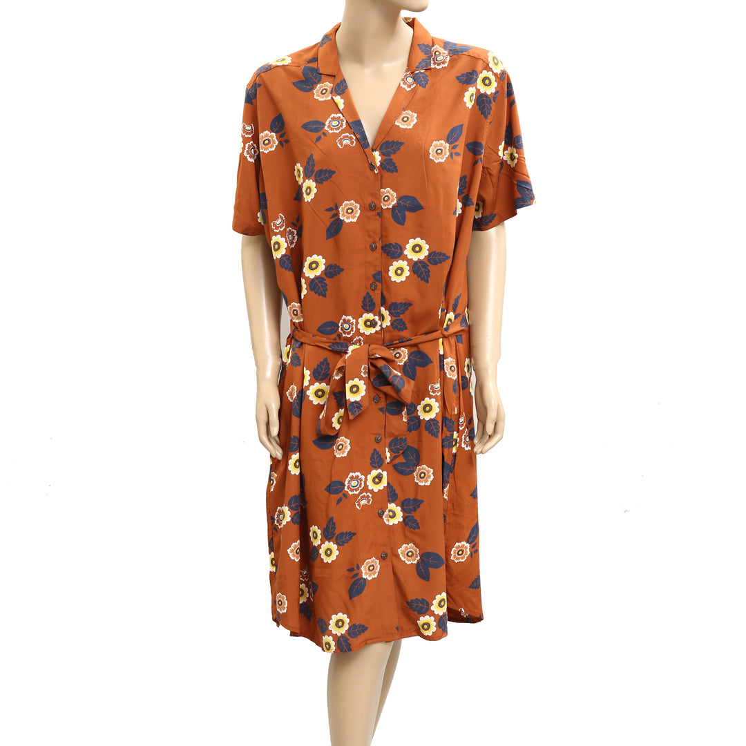 Bridge & Burn The Sofia Shirt Midi Dress