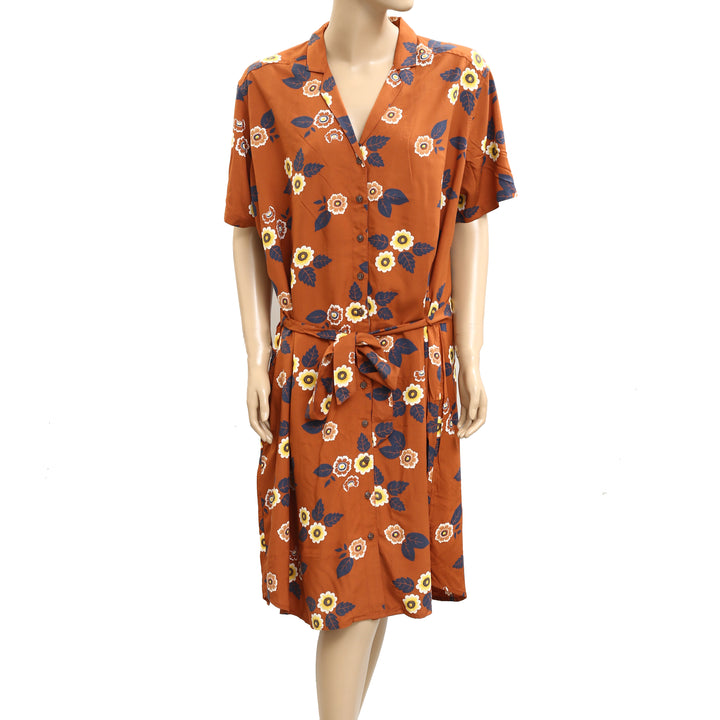 Bridge & Burn The Sofia Shirt Midi Dress