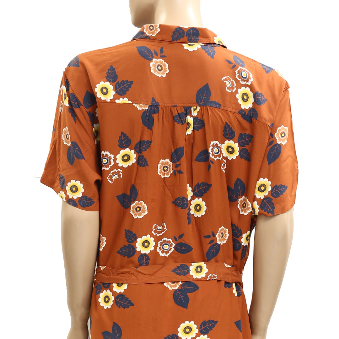 Bridge & Burn The Sofia Shirt Midi Dress