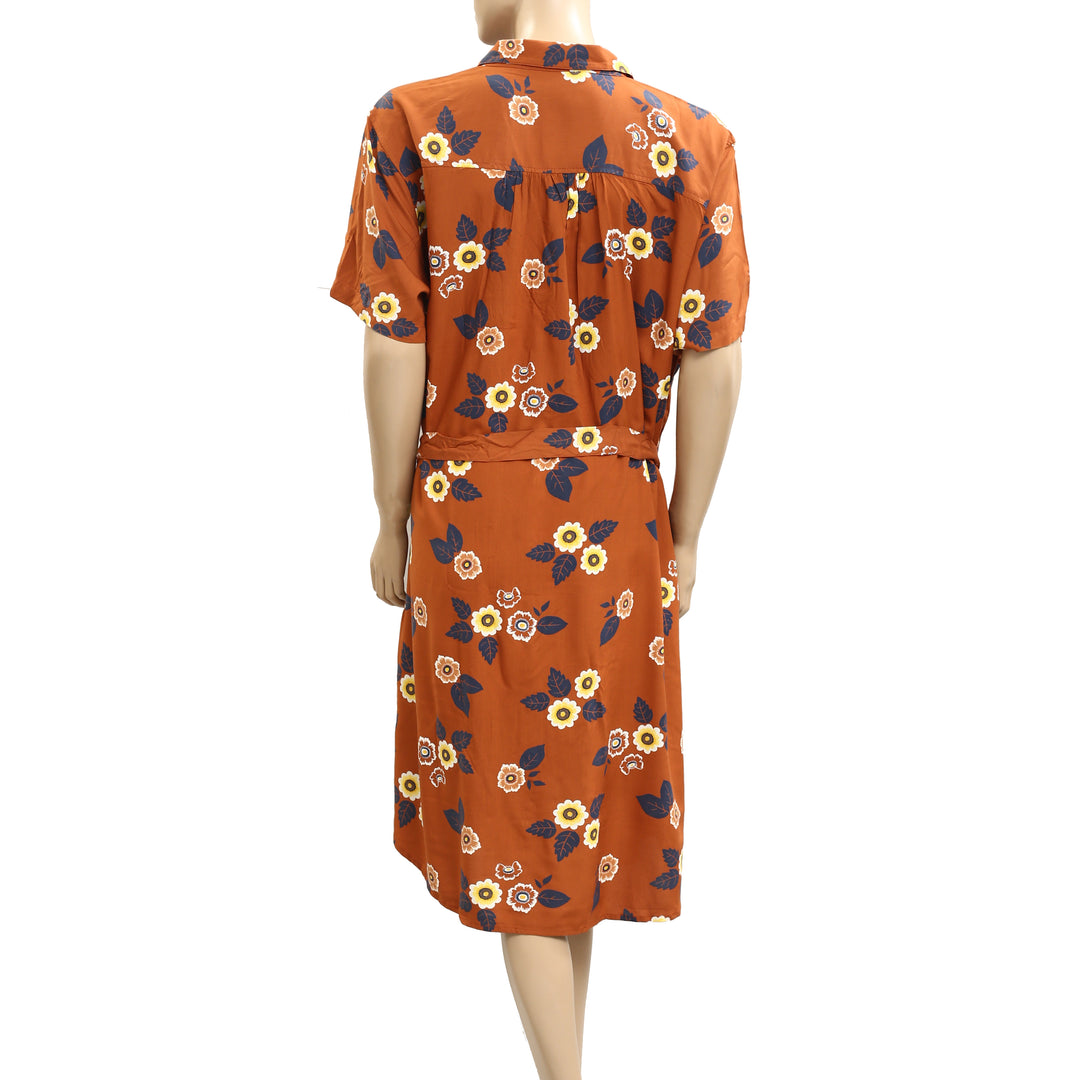 Bridge & Burn The Sofia Shirt Midi Dress