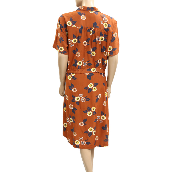 Bridge & Burn The Sofia Shirt Midi Dress