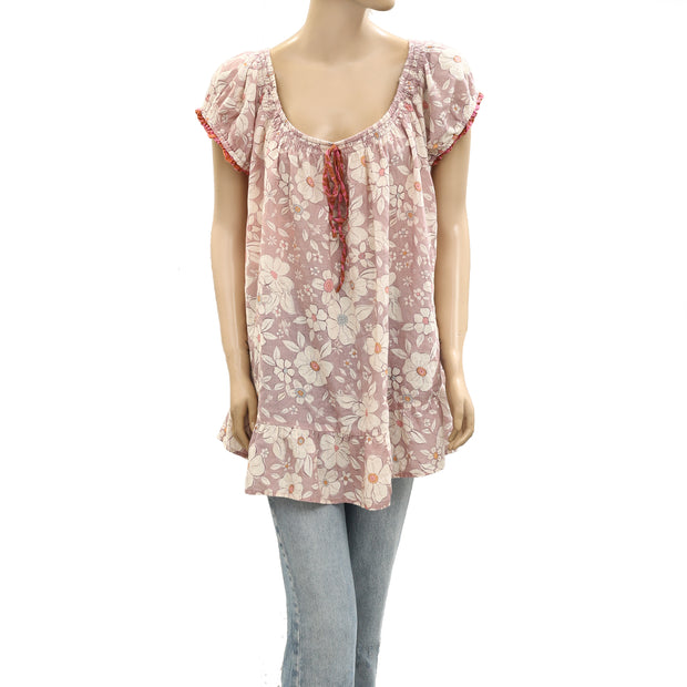 Free People Frankie Printed Tunic Top