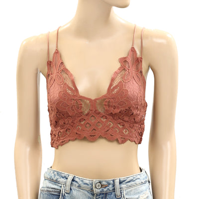 Free People FP One Adella Bralette Embroidered Cropped Top