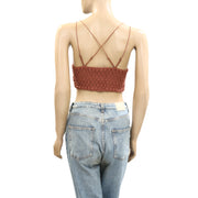 Free People FP One Adella Bralette Embroidered Cropped Top