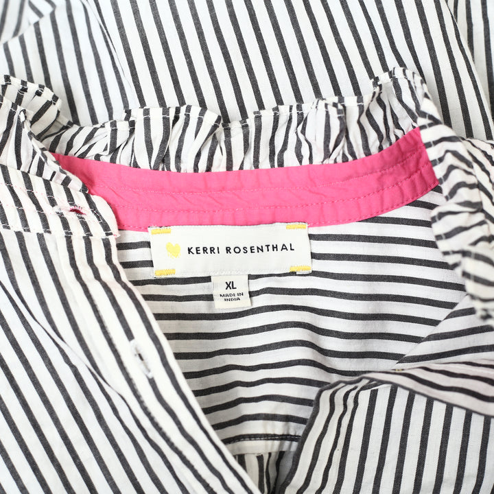 Kerri Rosenthal Mia Shirt Ruffles Tunic Top