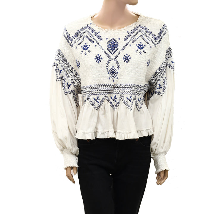 Free People Holly Long Sleeves Knit Top
