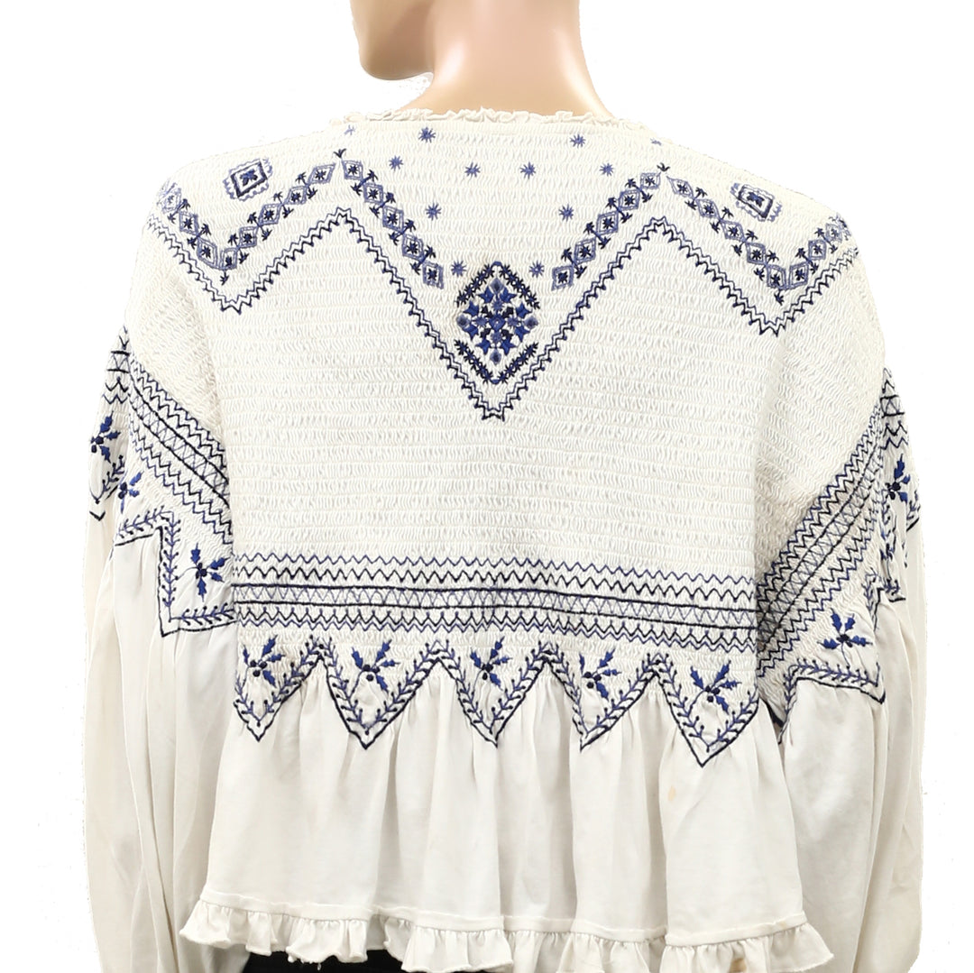 Free People Holly Long Sleeves Knit Top