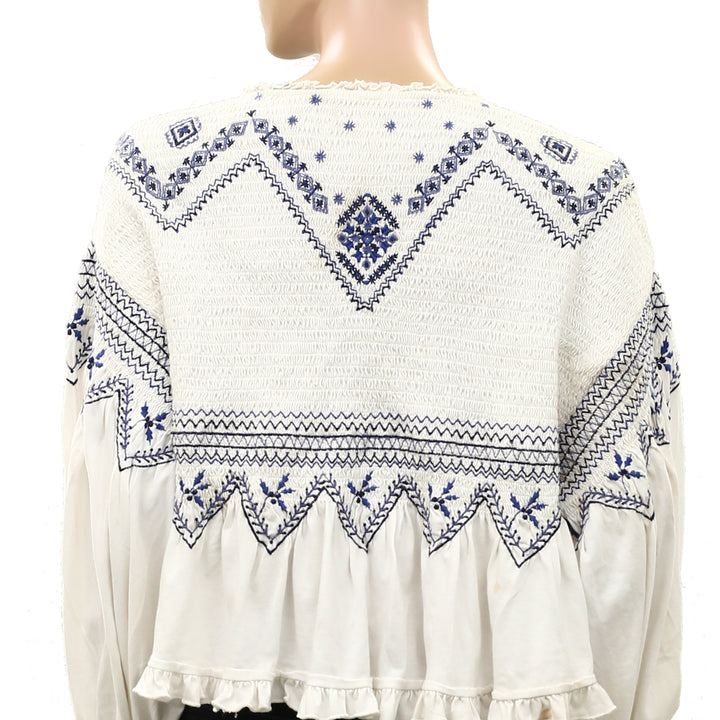 Free People Holly Long Sleeves Knit Top