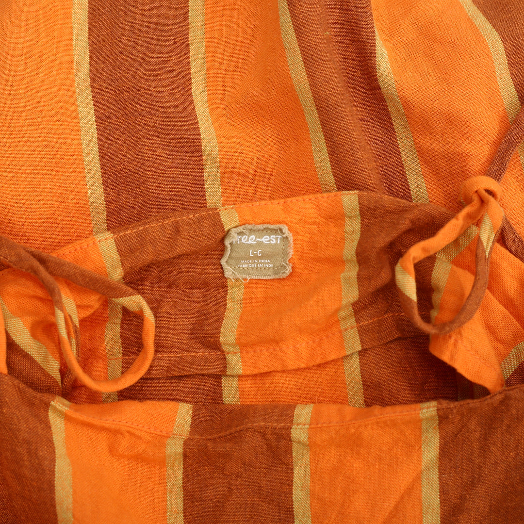 Free People Free-est Sightseer Linen Striped Tank Top
