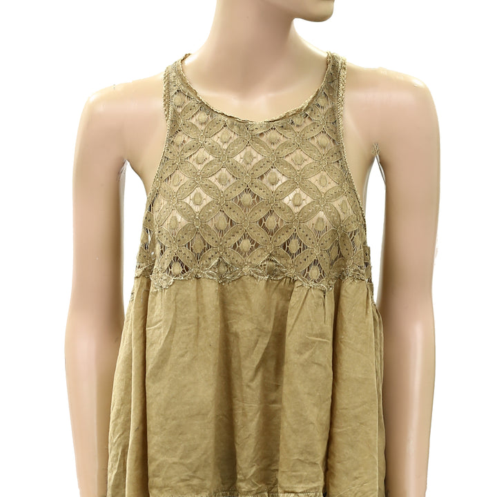 Free People Wandering Light Blouse Top