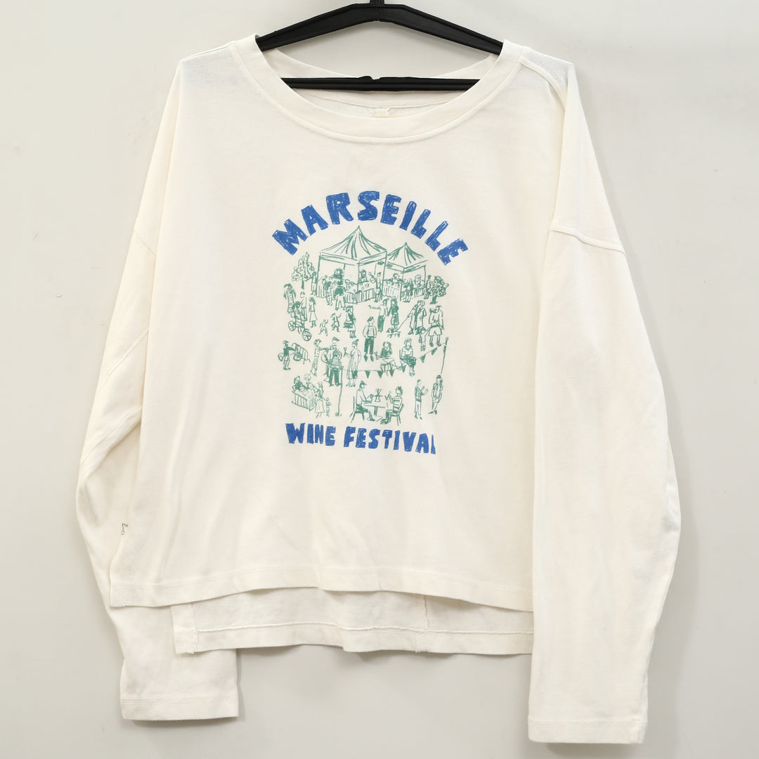 Anthropologie Pilcro Great Escape Long-Sleeve Pullover Sweatshirt Top
