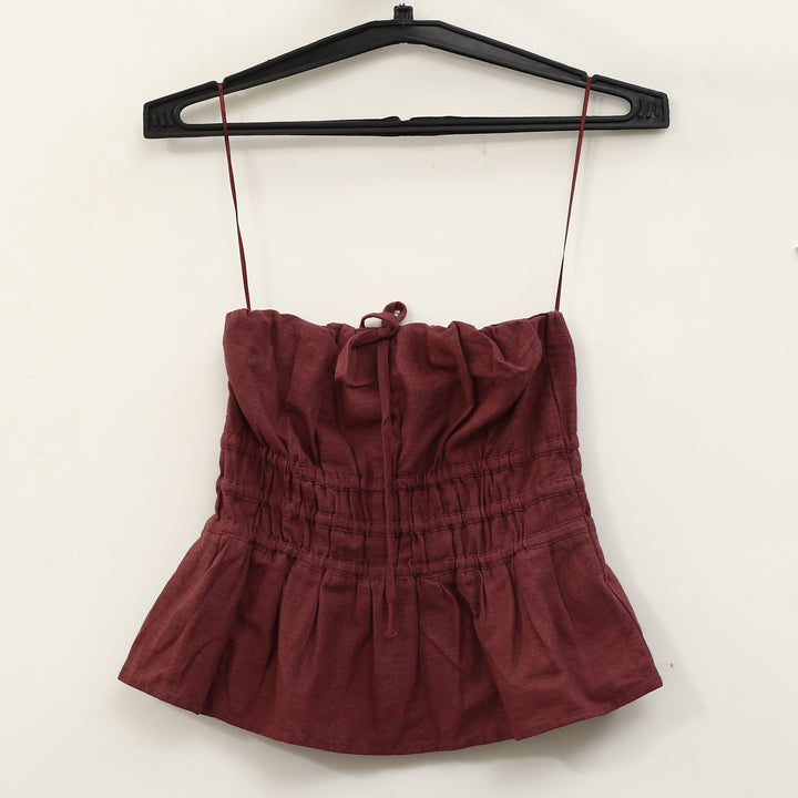 Anthropologie Somerset Strapless Blouse Tube Top