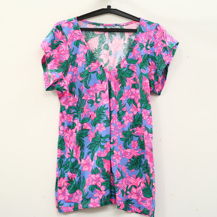 Lilly Pulitzer Short Sleeves Tunic Top