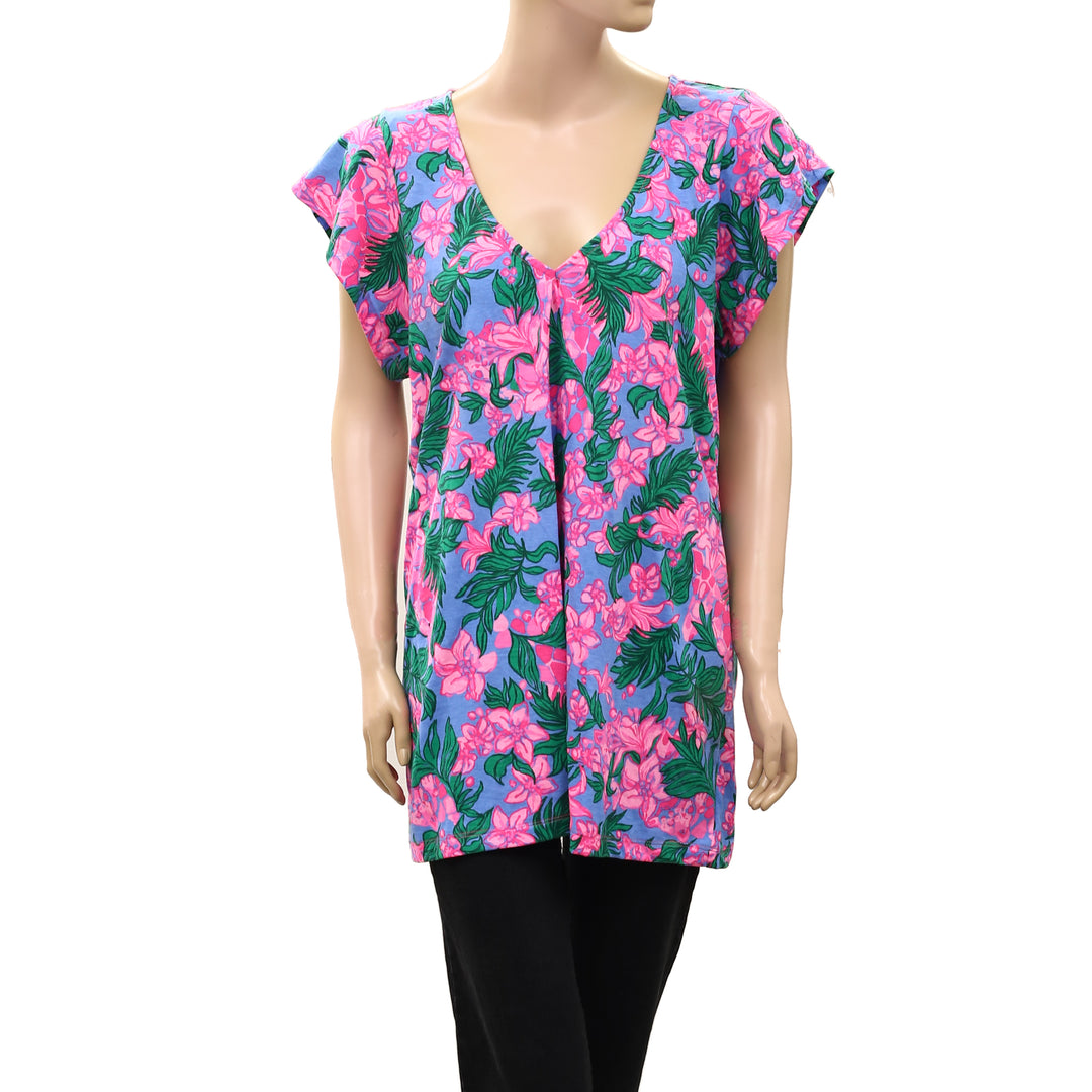 Lilly Pulitzer Short Sleeves Tunic Top