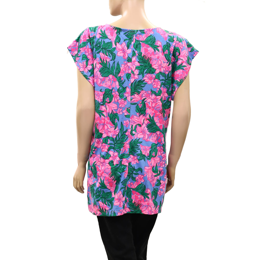 Lilly Pulitzer Short Sleeves Tunic Top