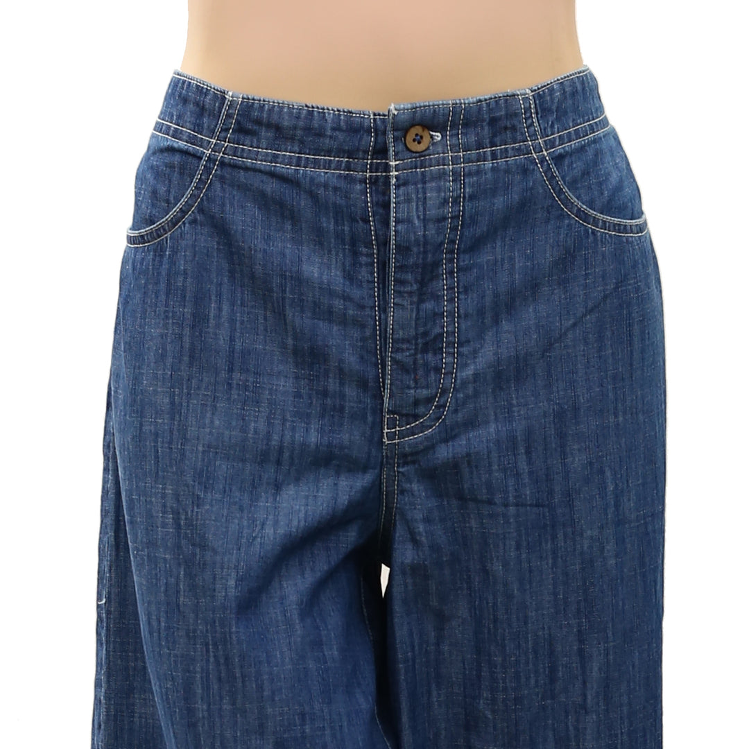 Free People We The Free Love Me Not Bloomer Jeans Pants