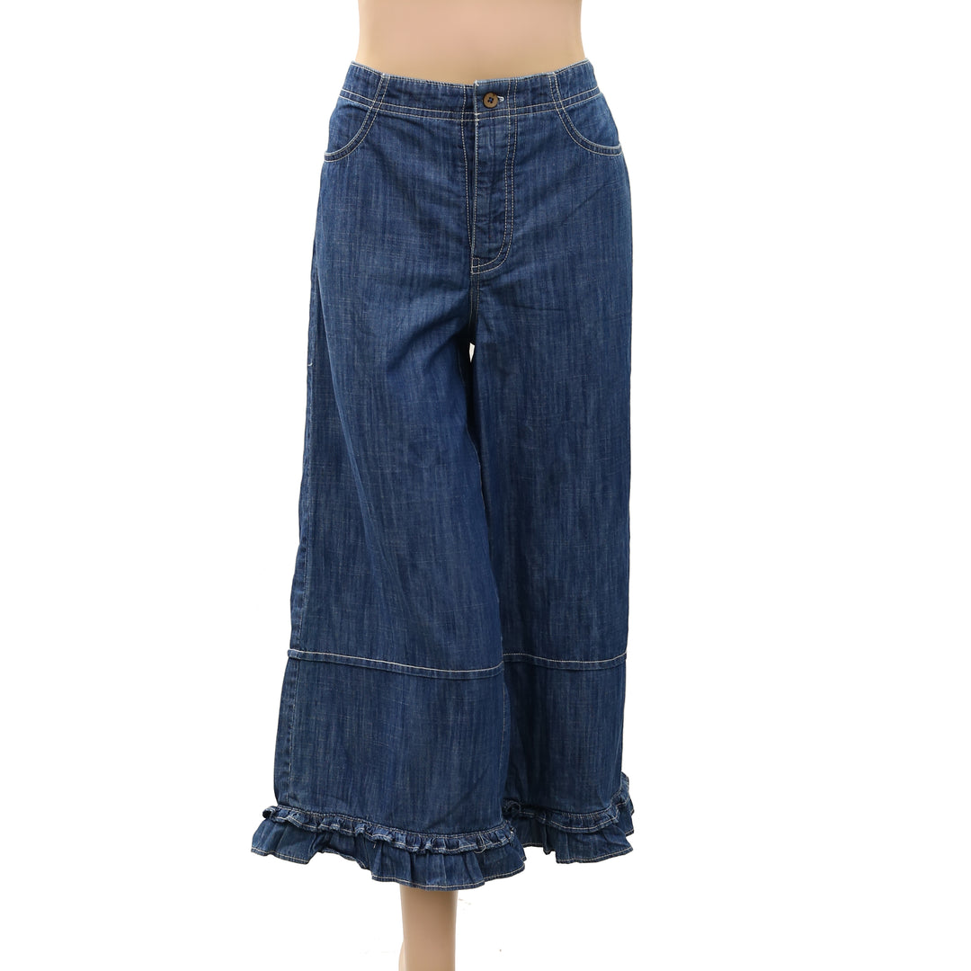 Free People We The Free Love Me Not Bloomer Jeans Pants