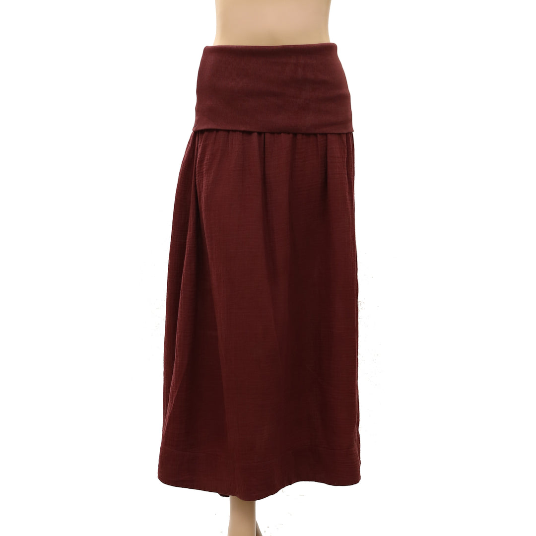 Anthropologie Gauze Maxi Skirt