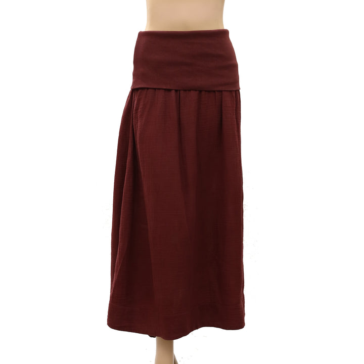 Anthropologie Gauze Maxi Skirt